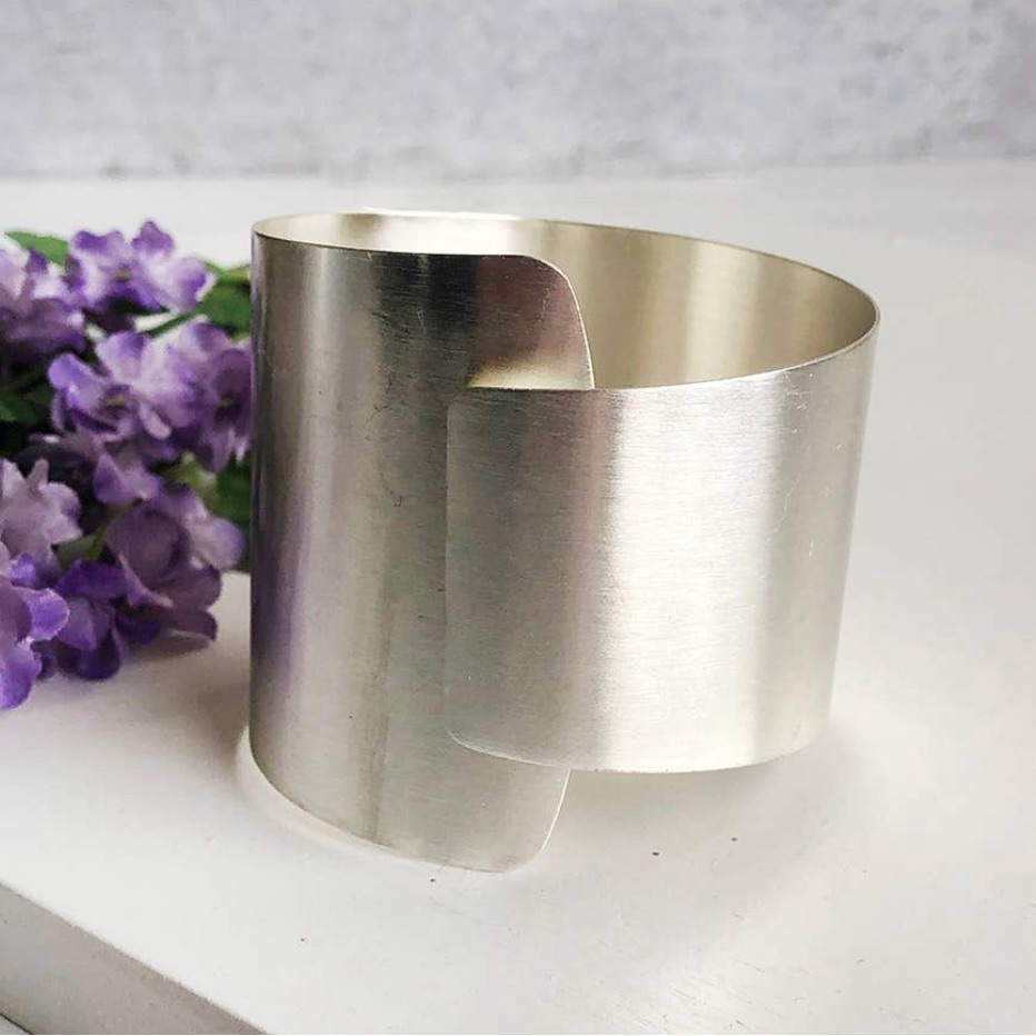 Embracing Cuff-Silver